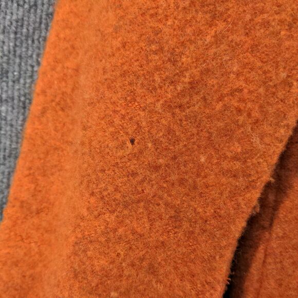 Sigrid Olsen Clothing Women's Jacket Orange Small Long Sleeve Lambswool - Picture 9 of 14